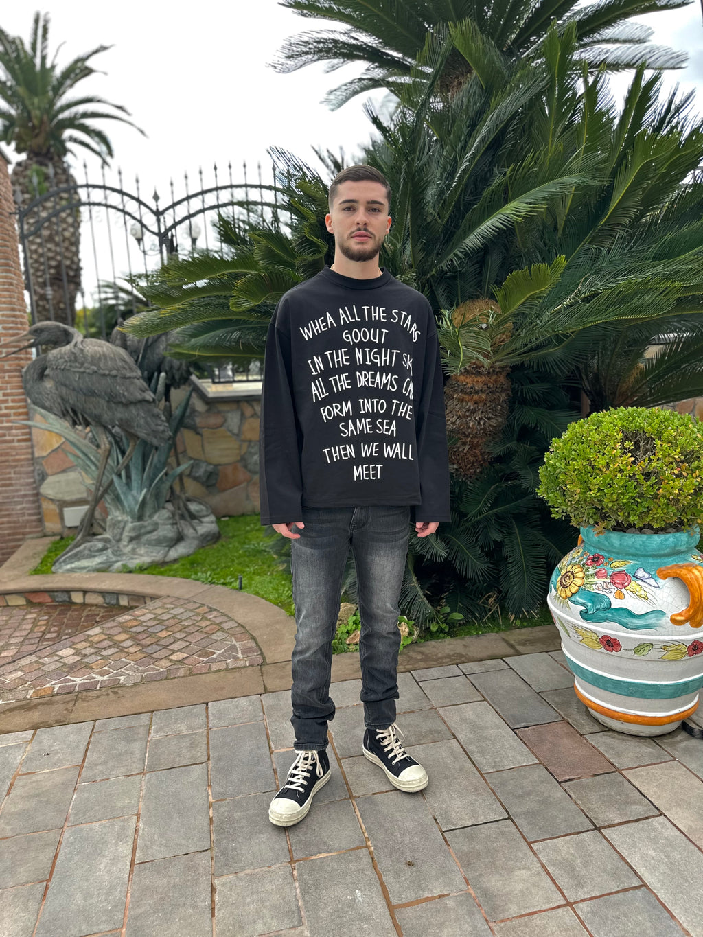 T-shirt Wilde Oversize Script Tee