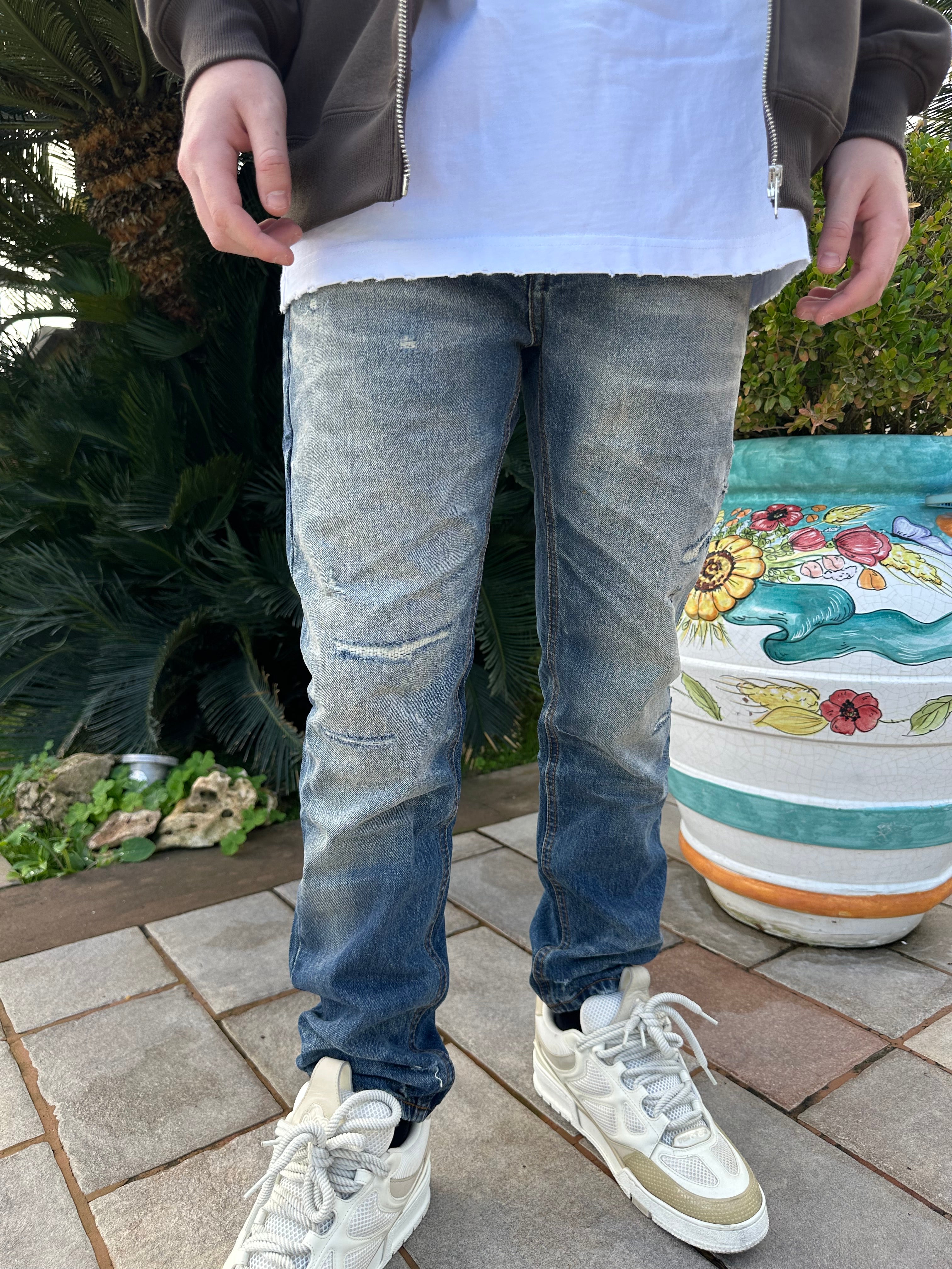 Blue Streetwear Jeans