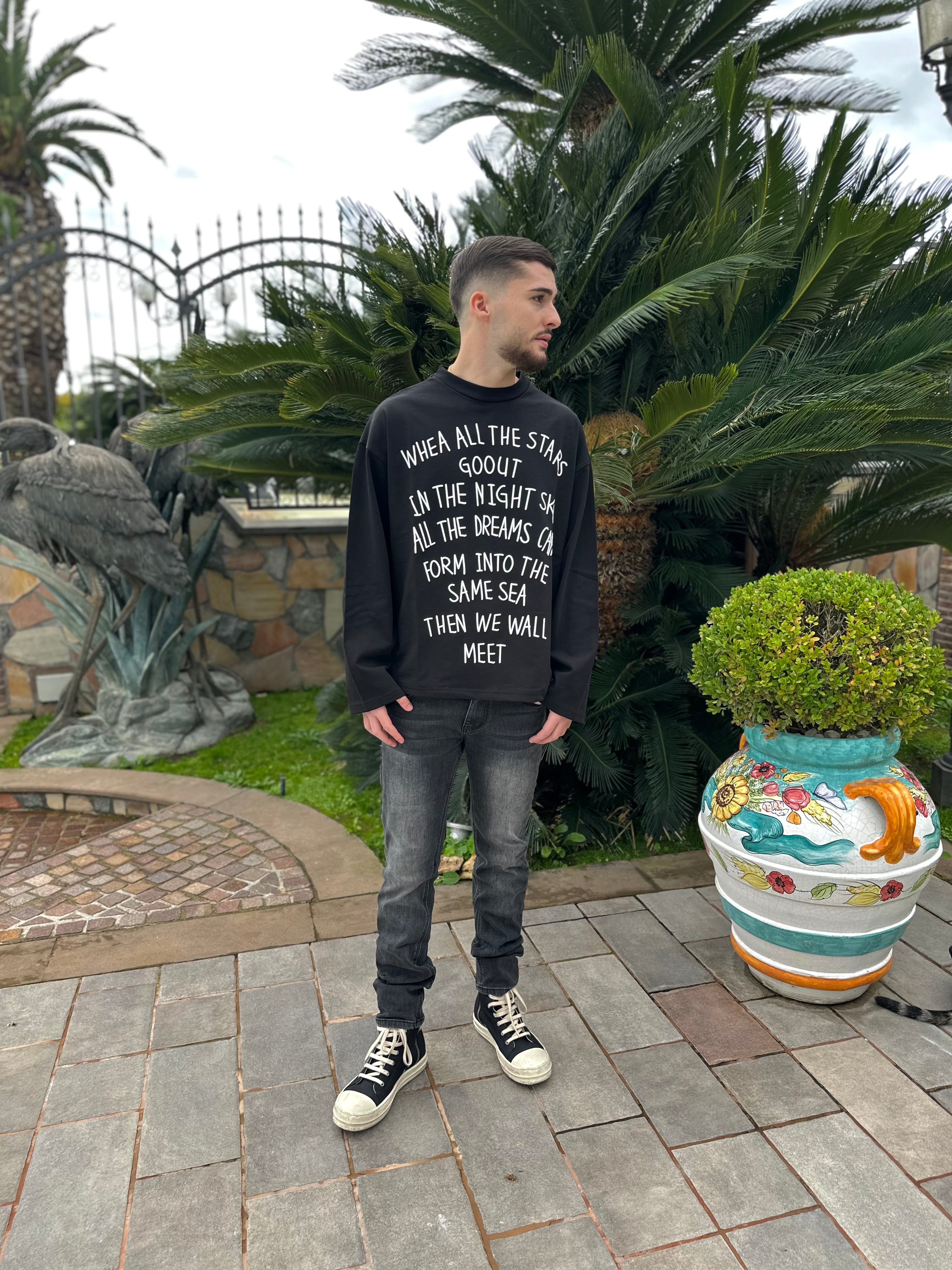 T-shirt Wilde Oversize Script Tee